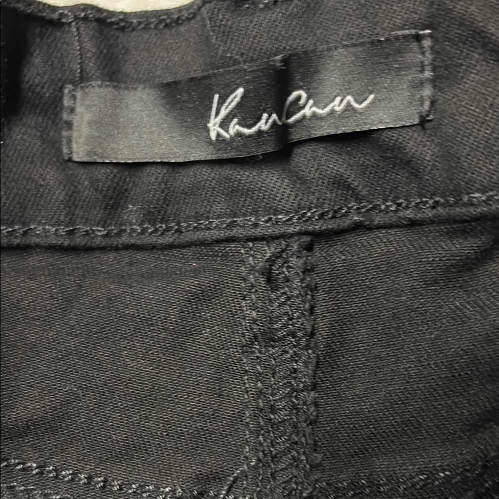 NWT KanCan Black Distressed Jean Shorts - Picture 9 of 11
